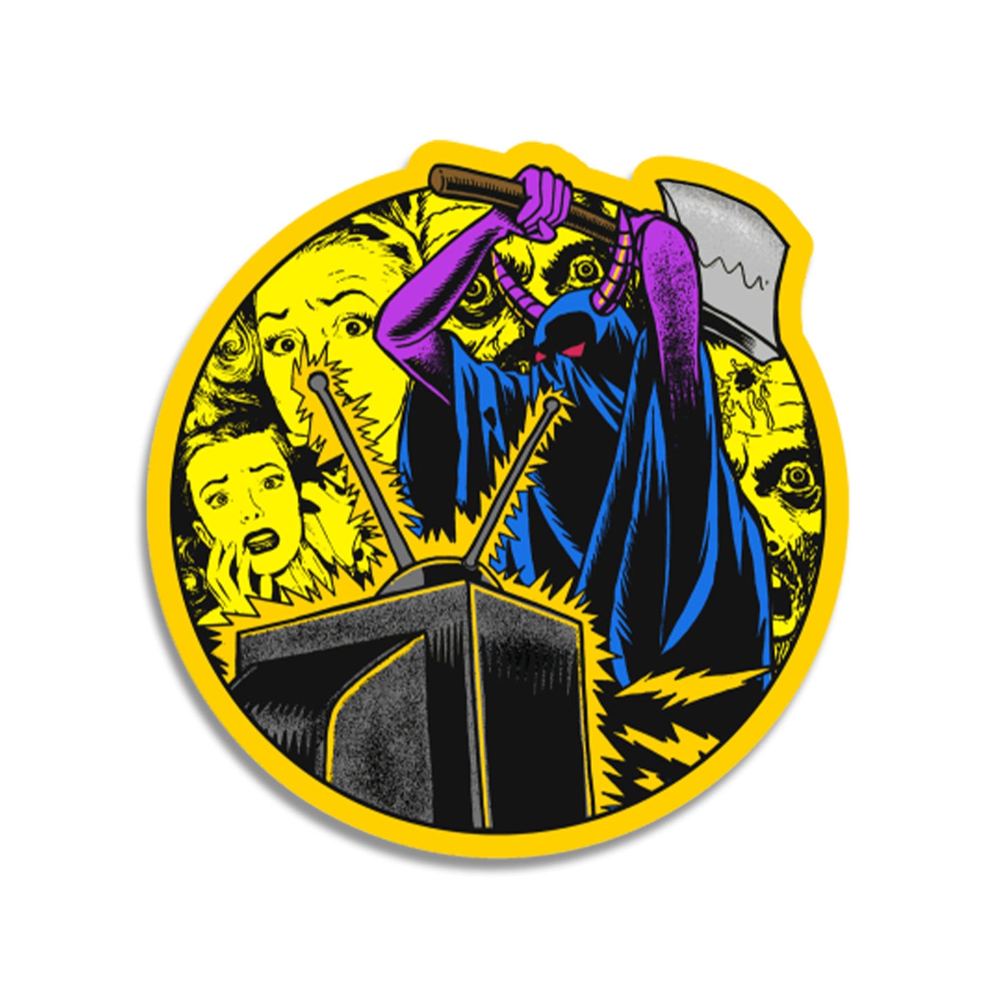 Kill Your TV Vinyl Sticker