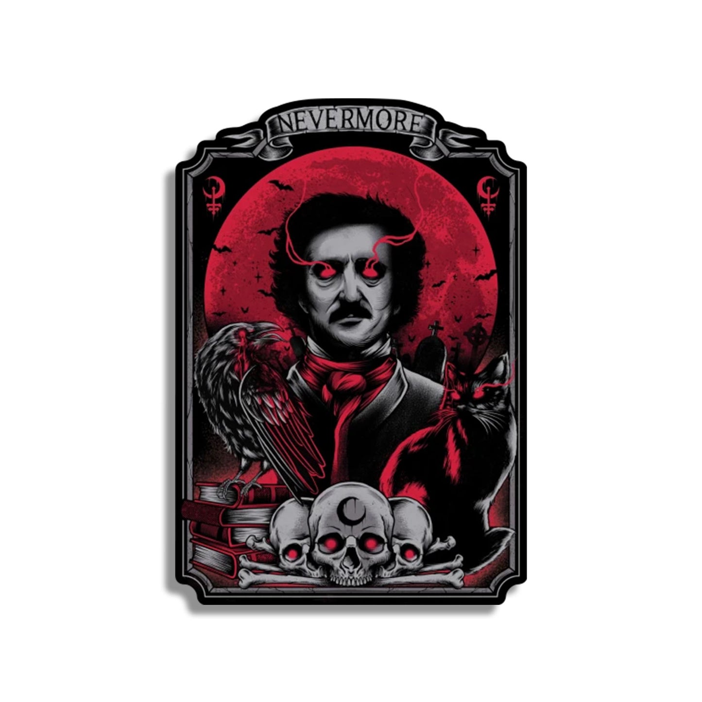 Nevermore Vinyl Sticker
