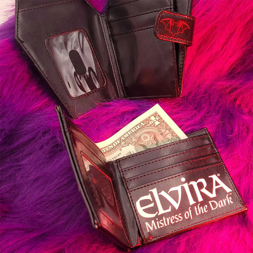 Elvira Macabre Mobile Bi Fold Wallet