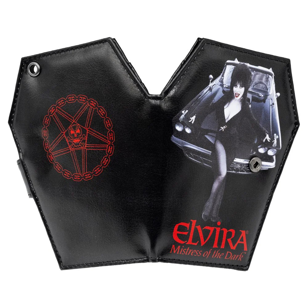 Elvira Coffin Wallet - Macabe Mobile