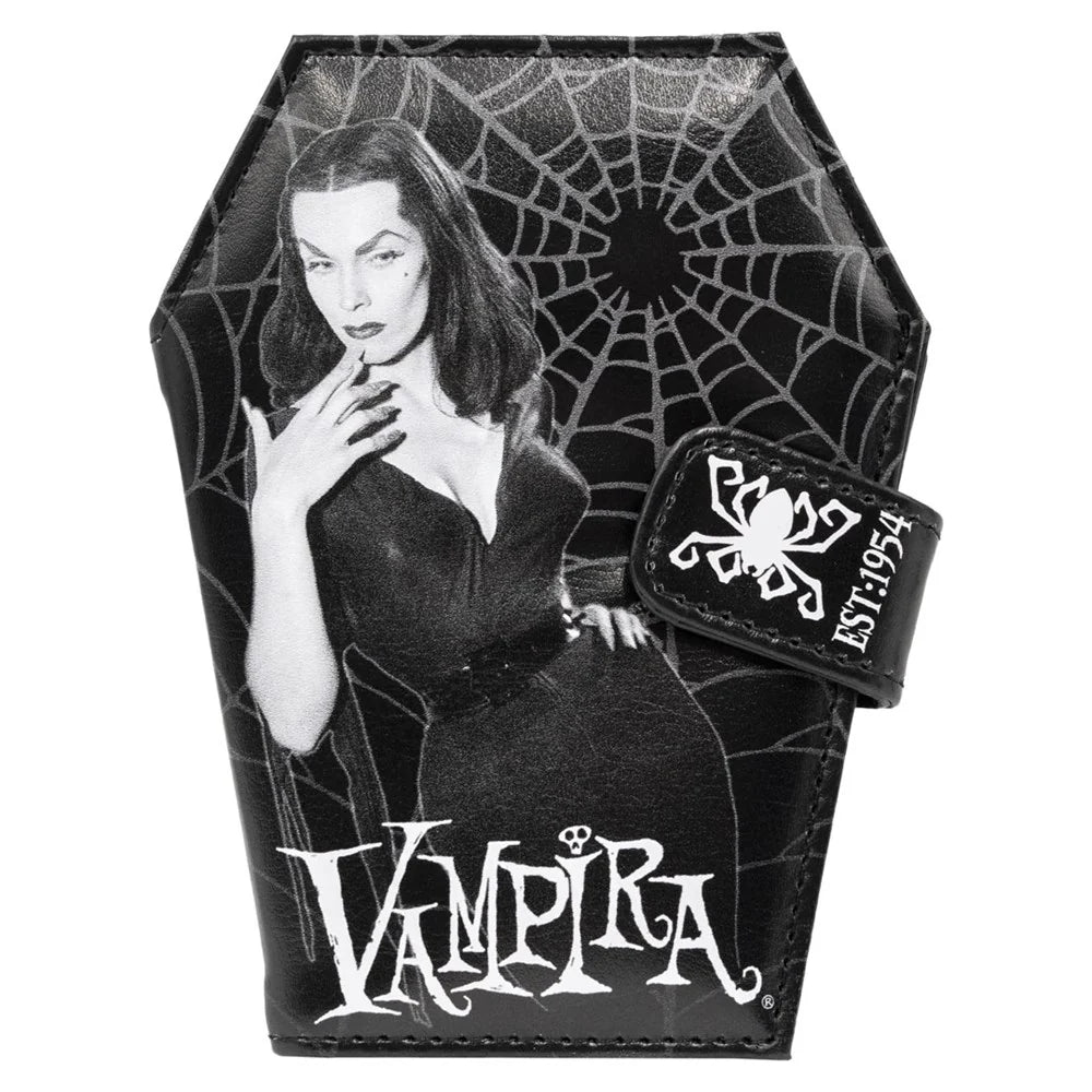 Vampira Coffin Wallet - Cobweb