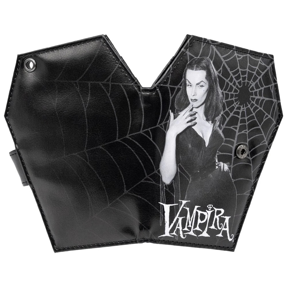 Vampira Coffin Wallet - Cobweb