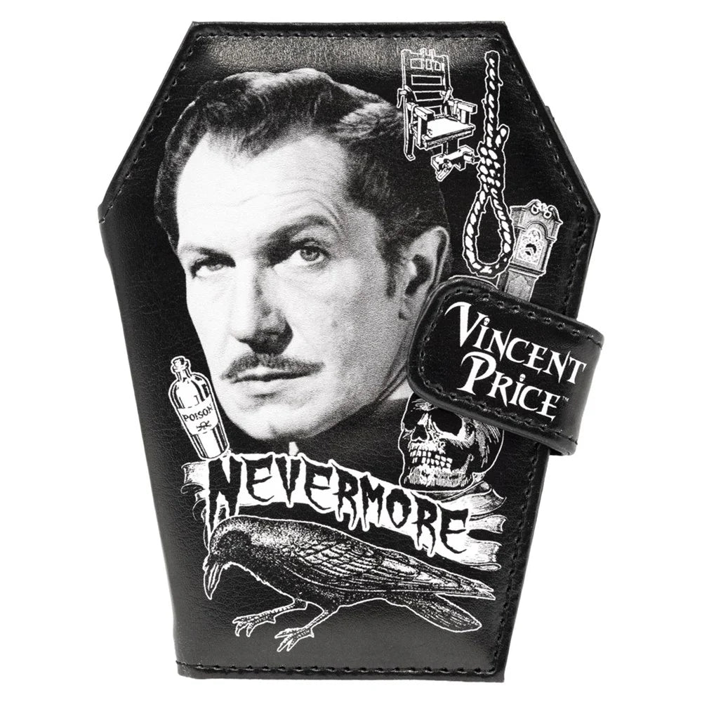 Vincent Price Coffin Wallet - Nevermore