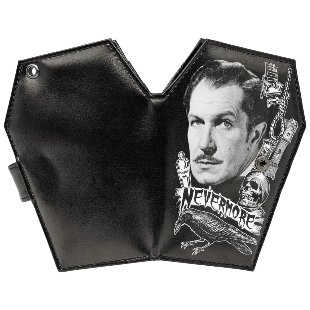 Vincent Price Coffin Wallet - Nevermore