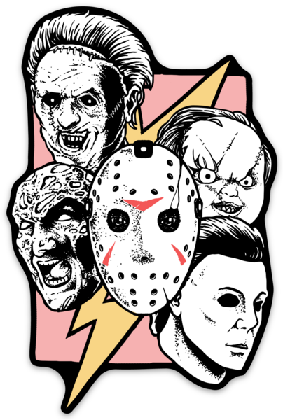 Retro Killer 4.5" Vinyl Sticker