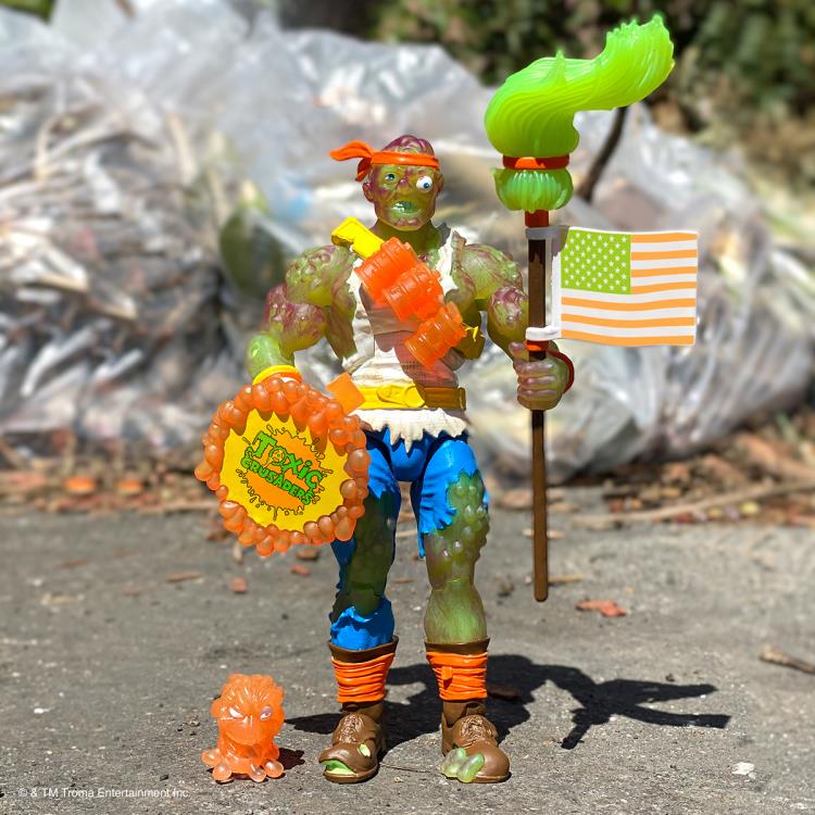 Toxic Crusaders Ultimates Toxie (Radioactive Red Rage) Figure by Super7
