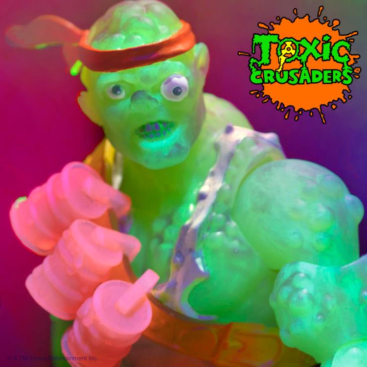 Toxic Crusaders Ultimates Toxie (Radioactive Red Rage) Figure by Super7