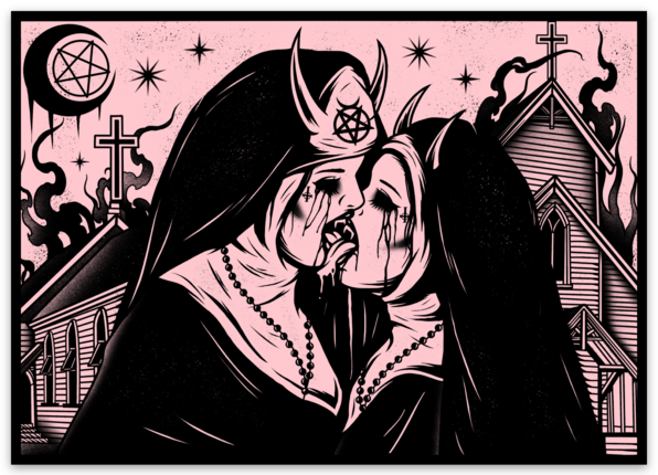 Heresy 4" Vinyl Sticker