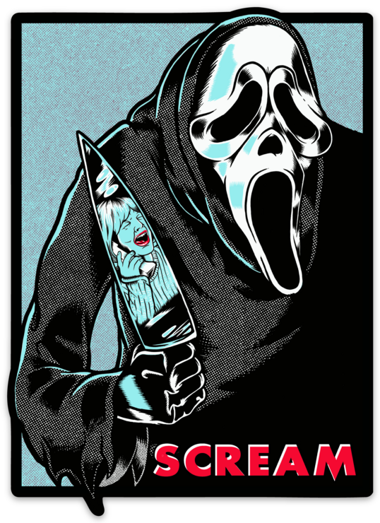 American Ghost 5" Vinyl Sticker