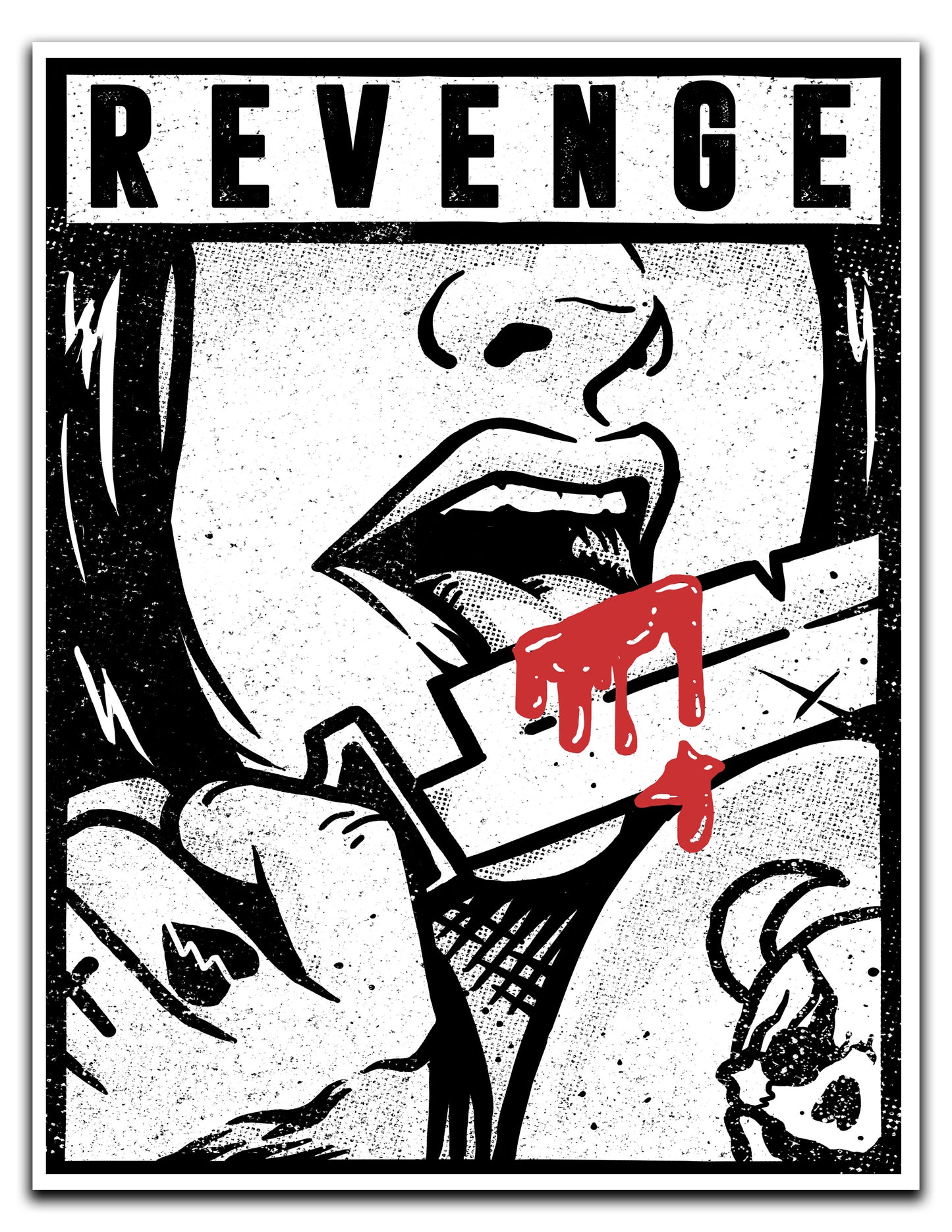Spit On Your Grave - 8.5 x 11 Print