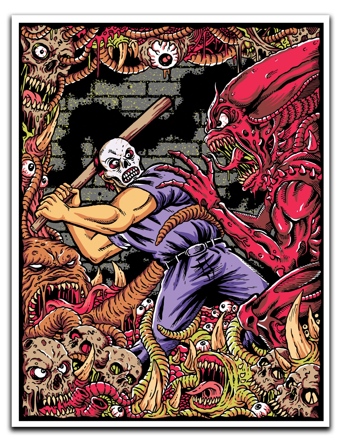 Splatterhouse - 8.5 x 11 Print
