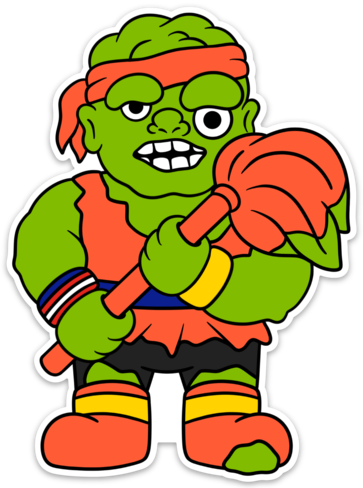 Toxic Hero 5" Vinyl Sticker