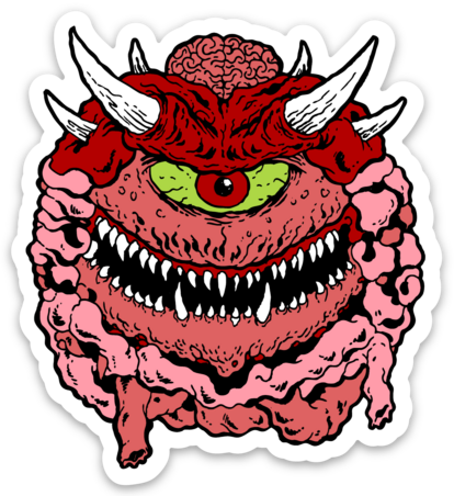 Cacodemon 3" Vinyl Sticker