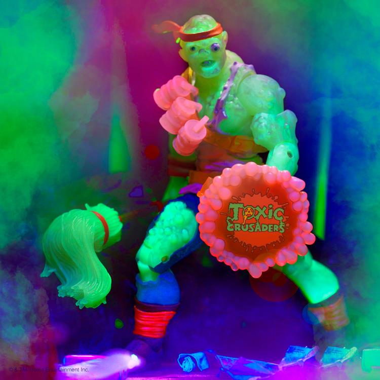 Toxic Crusaders Ultimates Toxie (Radioactive Red Rage) Figure by Super7