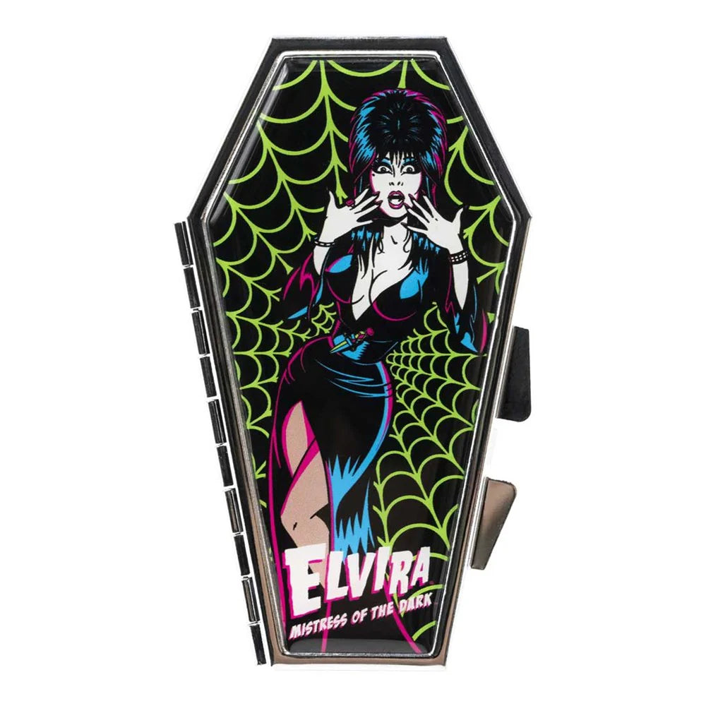 Elvira Neon Web Coffin Compact