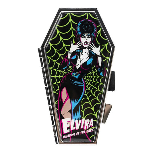 Elvira Neon Web Coffin Compact