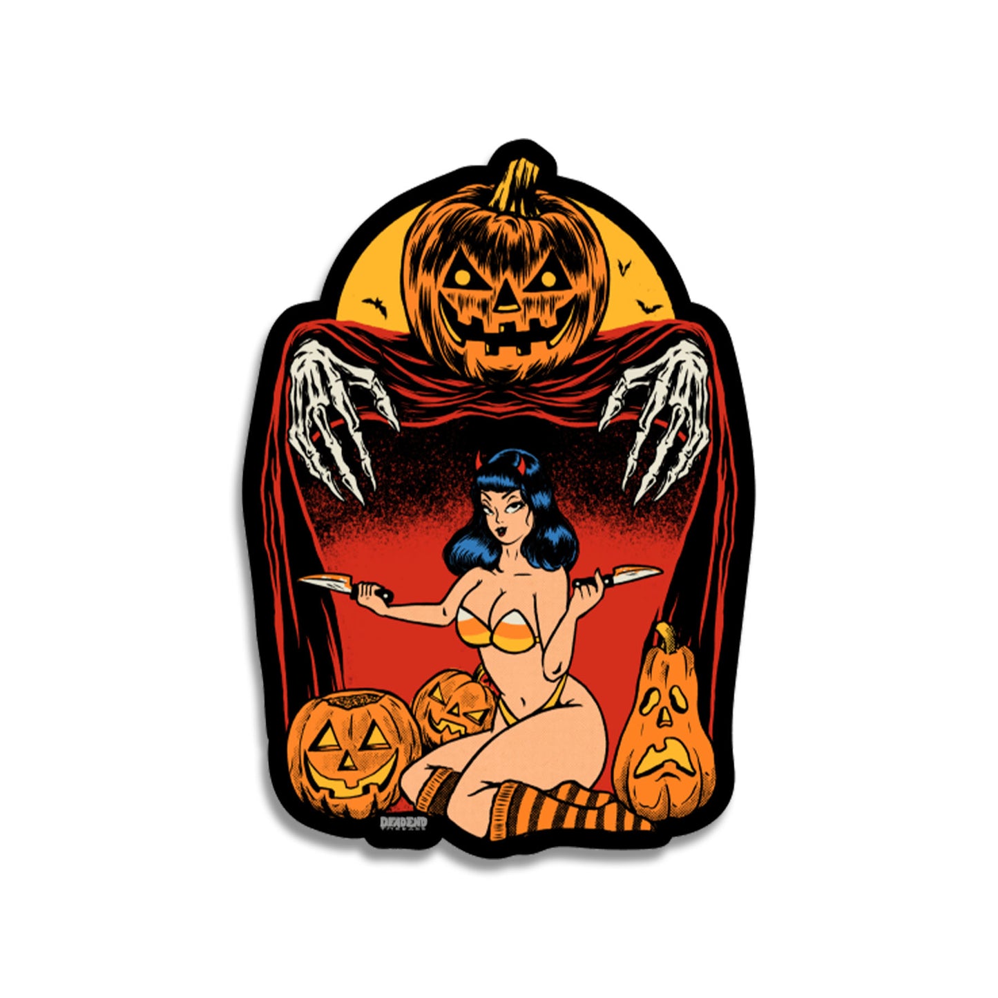 Halloween Spirit Vinyl Sticker