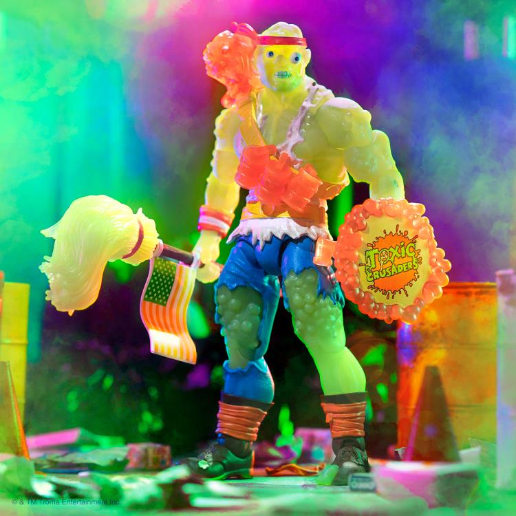 Toxic Crusaders Ultimates Toxie (Radioactive Red Rage) Figure by Super7