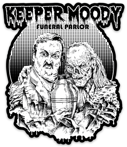 Keeper Moody 4” Vinyl Sticker